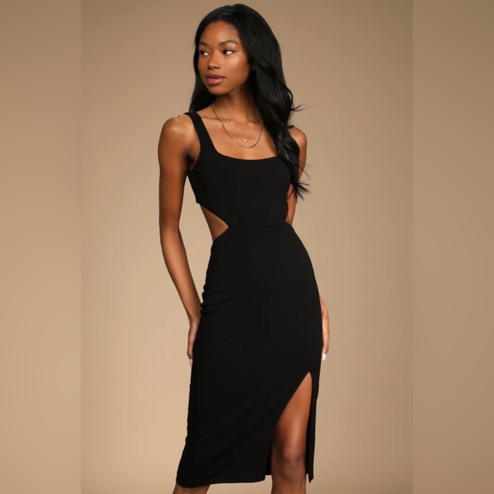 Elegant Black Sleeveless Dress